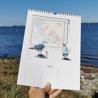 fødselsdagskalender - evighedskalender - kalender med fugle